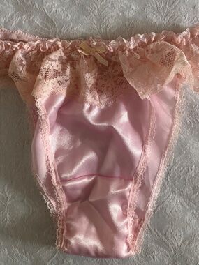Never Worn Pink Exotic Undies, Lace and Satin